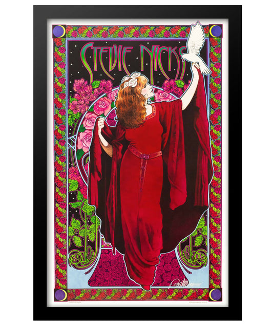 Concert poster designed for Stevie Nicks