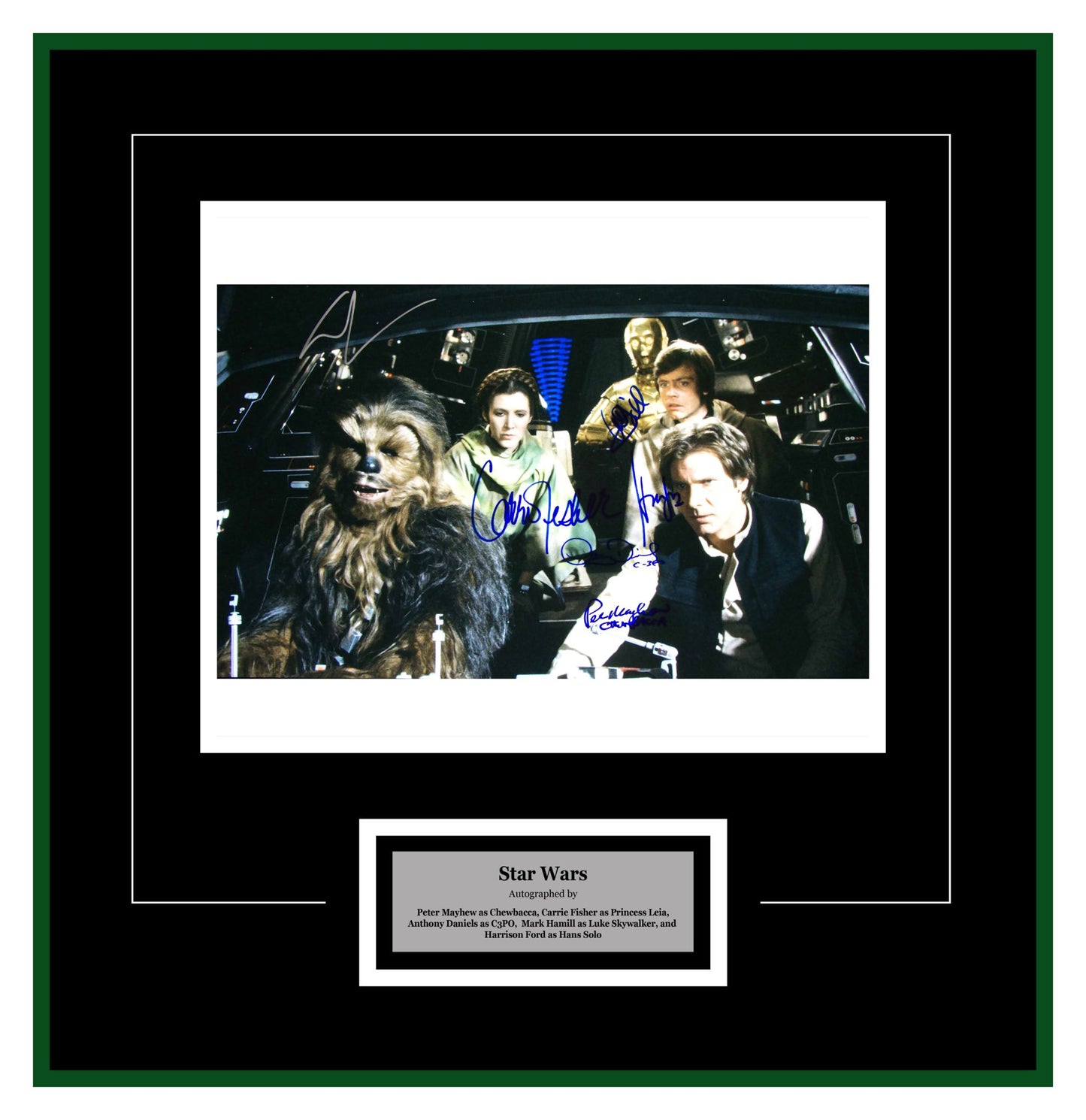 Box Office Smash "Star Wars" signed Photo
