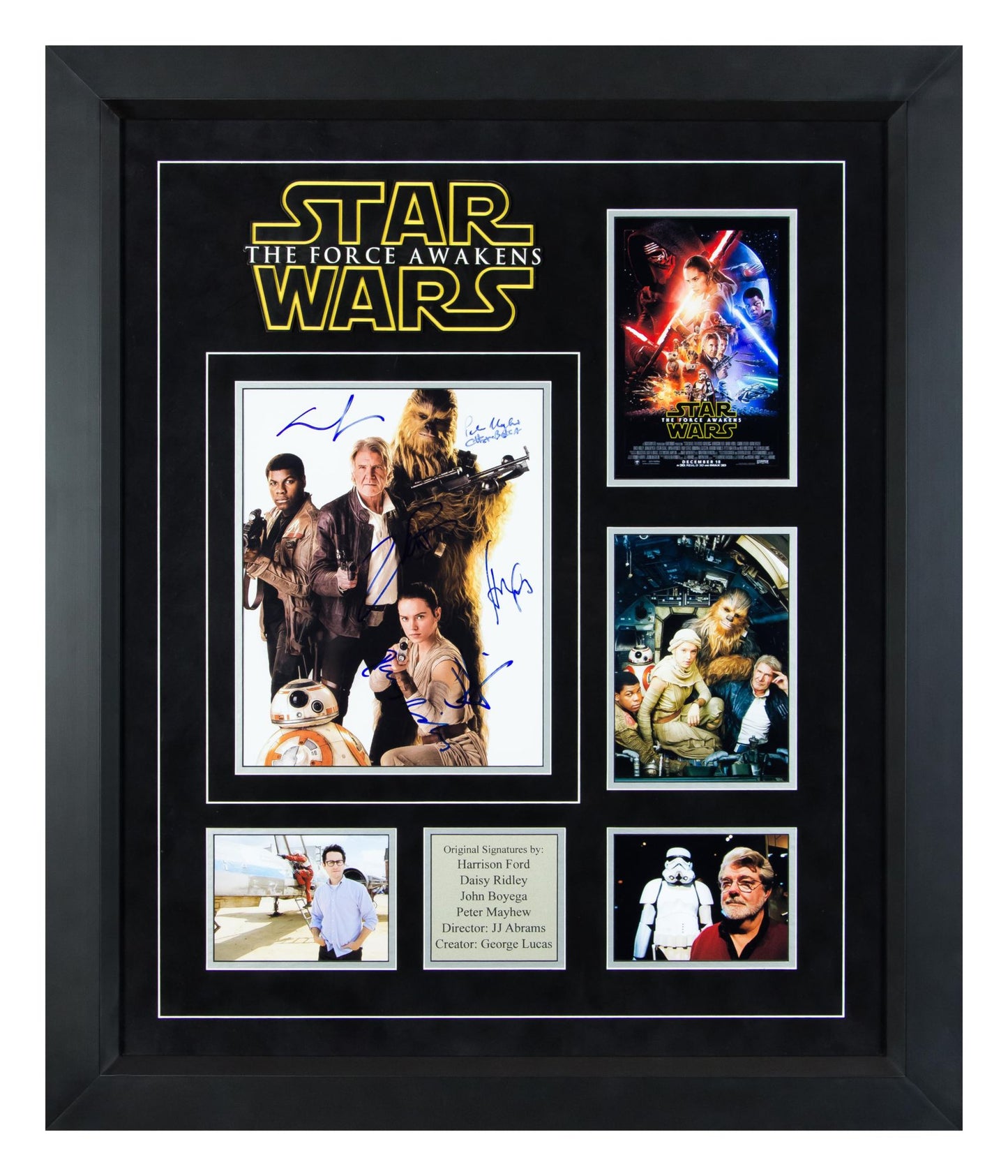 Autographed Star Wars Limited Edition Collage