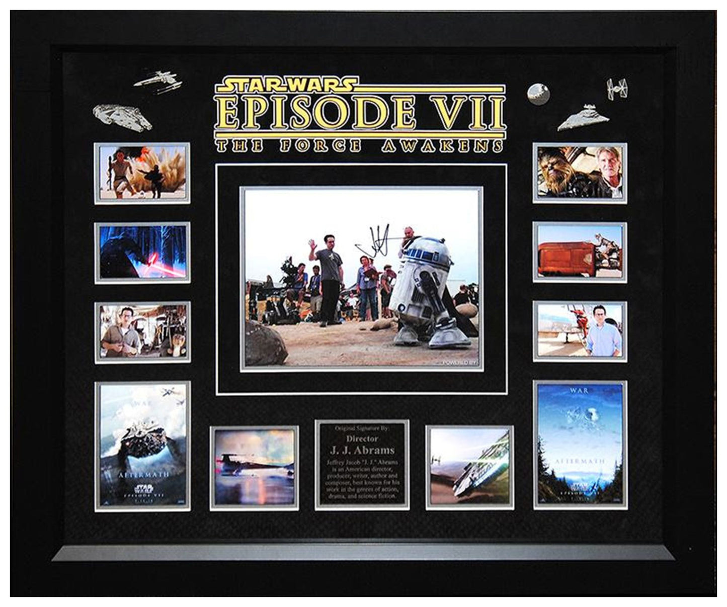 "Star Wars: Force Awakens" Photo Collage! Collage contains a signed photo from director JJ Abrams