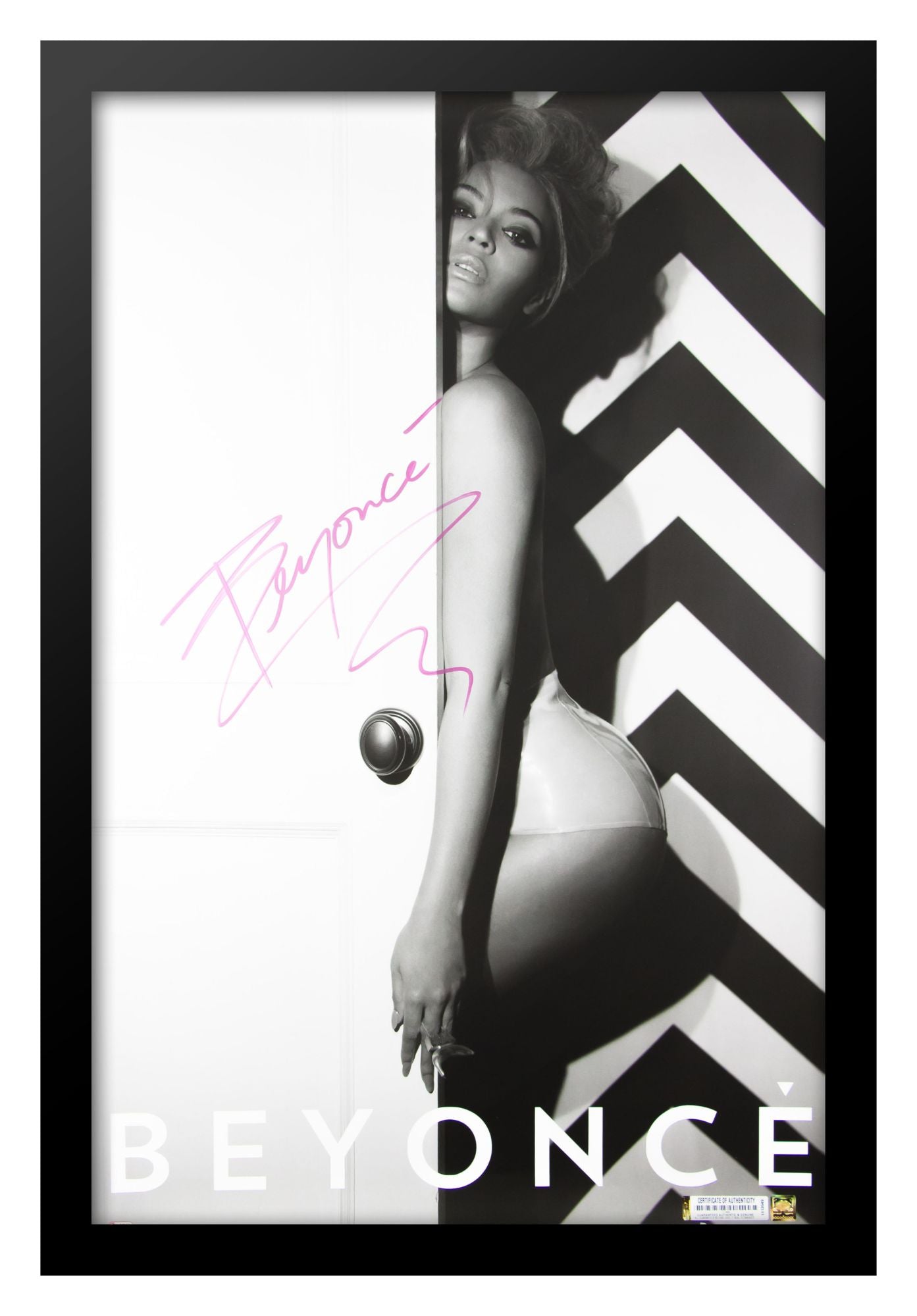 Beyonce "BOOTY" Signed Poster - Signed by Beyonce