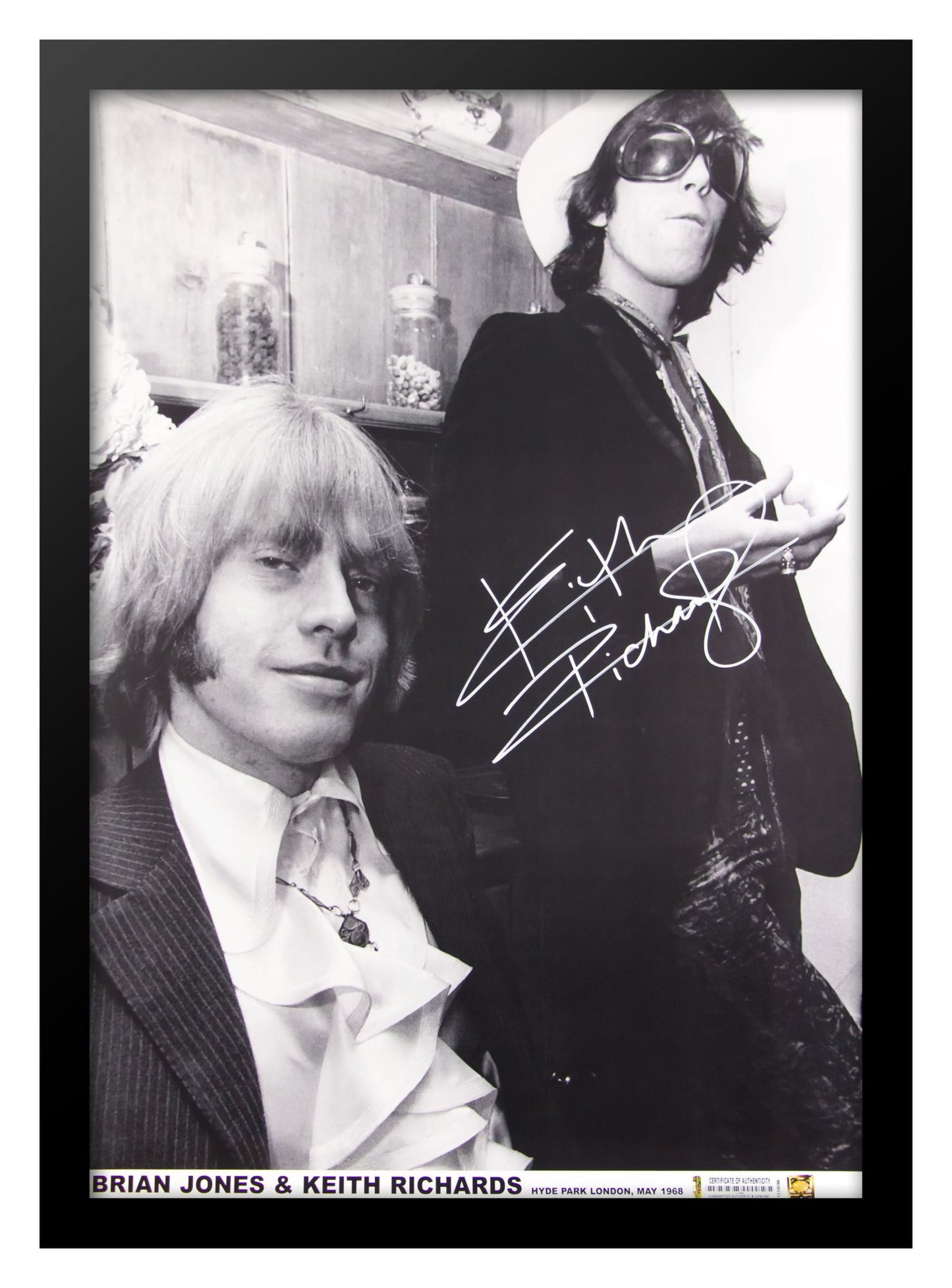 Keith Richards Signed Poster - Signed by Keith Richards.