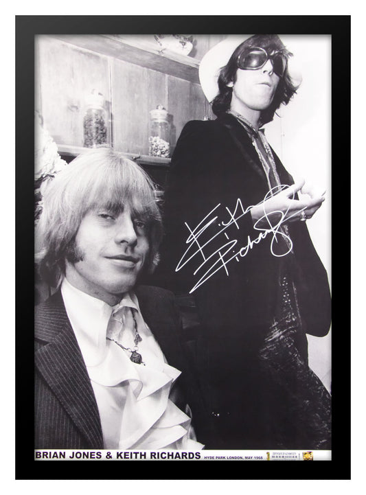 Keith Richards Signed Poster - Signed by Keith Richards.