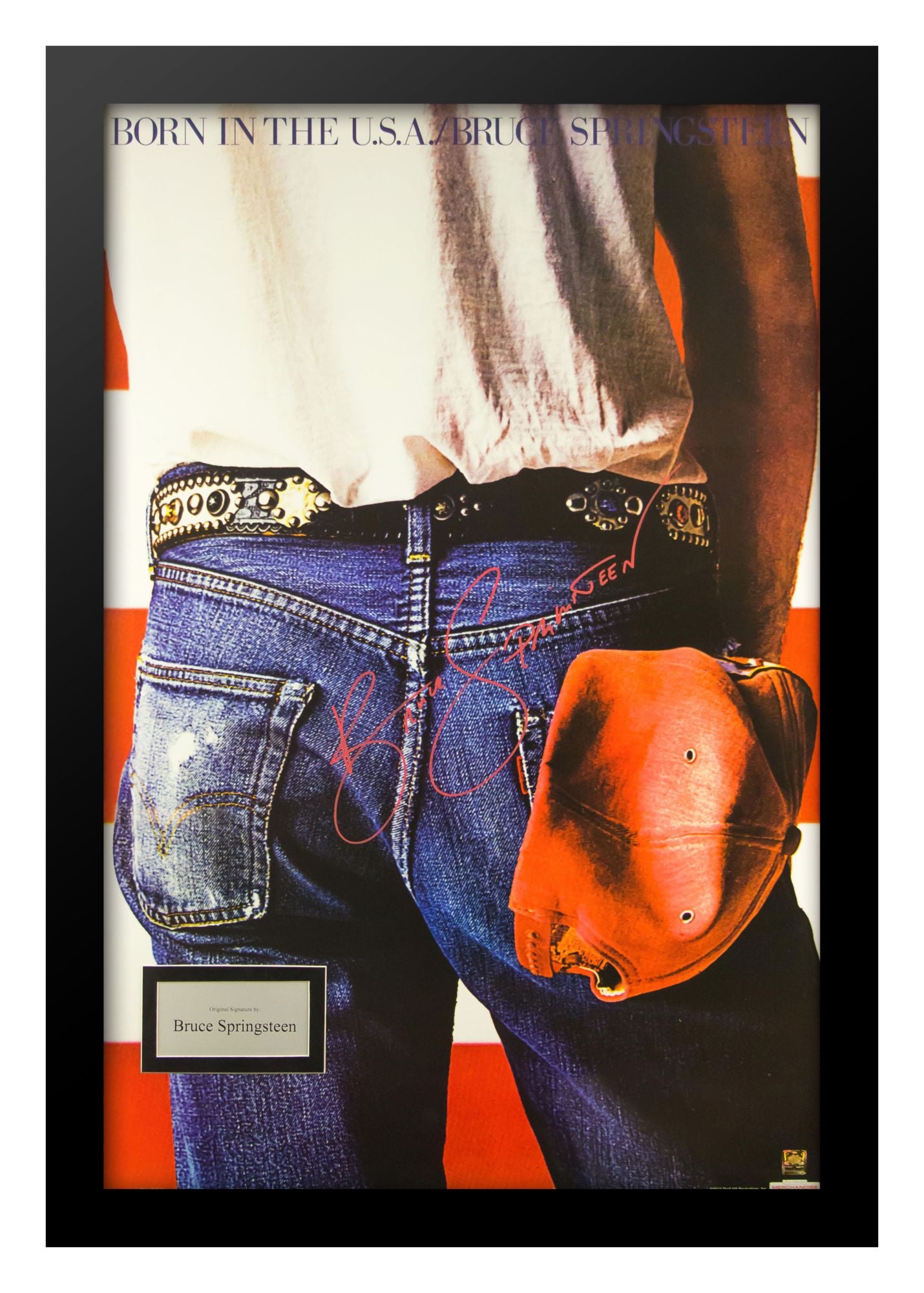 Bruce Springsteen "Born in the USA" Signed Poster