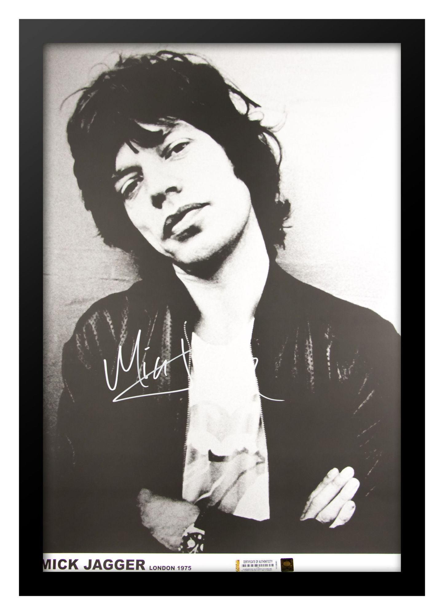 Mick Jagger Signed Poster - Signed by Mick Jagger