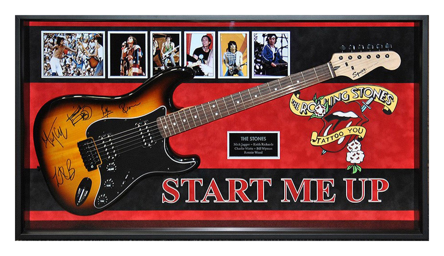 Rolling Stones "Start Me Up" Signed Guitar