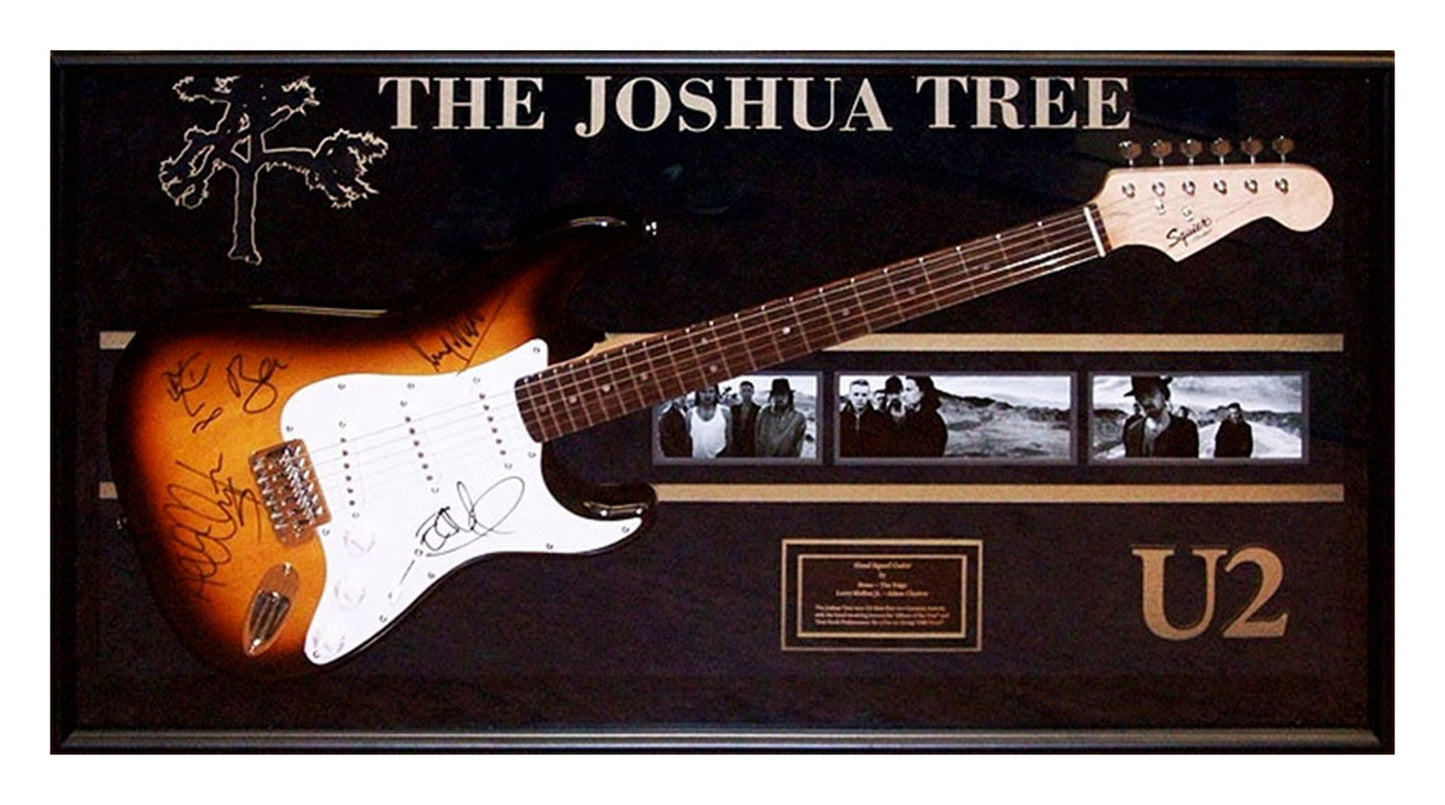 U2 "Joshua Tree" Limited Signed Guitar
