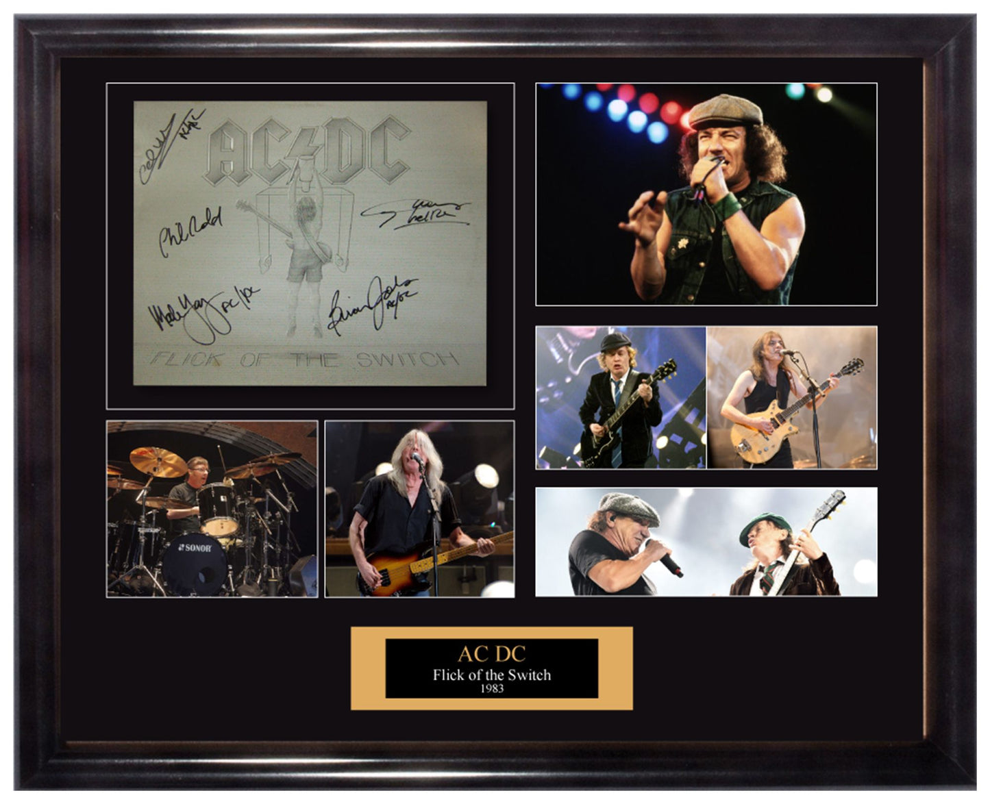 ACDC "Flick of the Switch" Signed Limited Edition Album