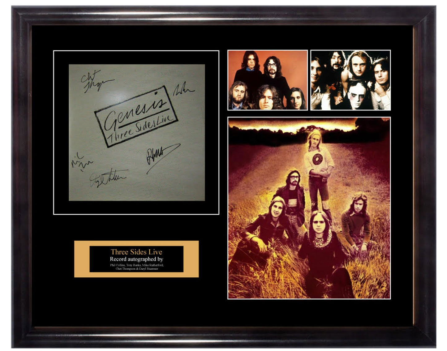 Genesis "Three Sides Live" Signed Limited Edition Album