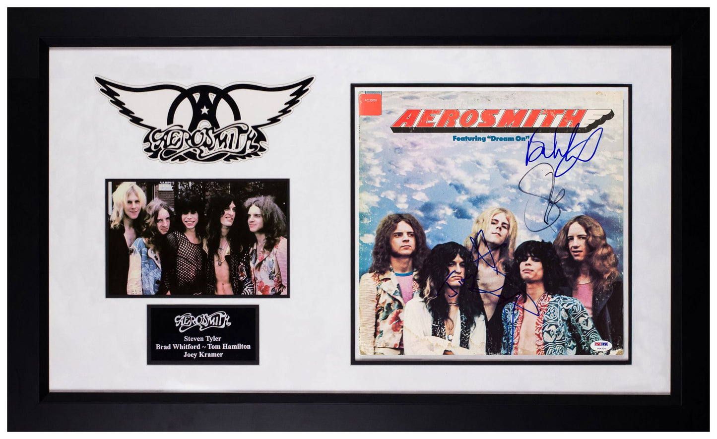 Aerosmith Signed Self Titled "Aerosmith" Album