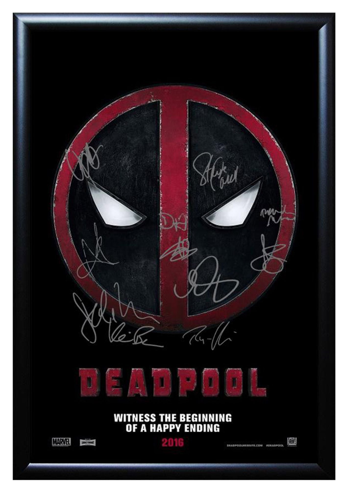 Marvel's Deadpool Cast Signed Limited Edition Movie Poster