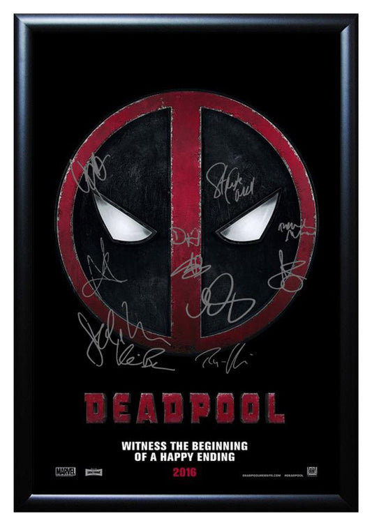 Marvel's Deadpool Cast Signed Limited Edition Movie Poster