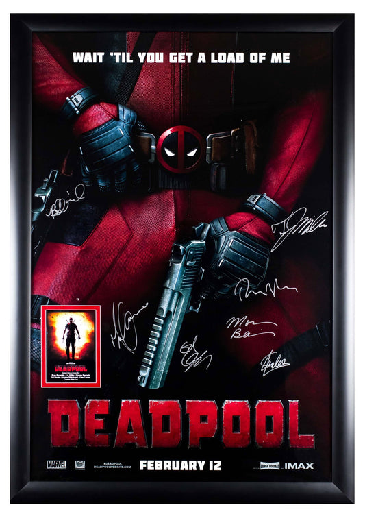 Deadpool Cast Signed Limited Edition Movie Poster