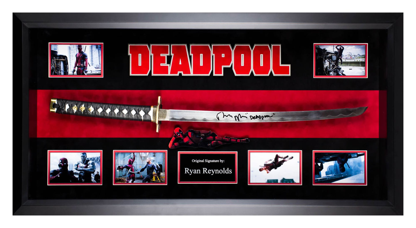"Deadpool" Katana Sword Autographed by Ryan Reynolds