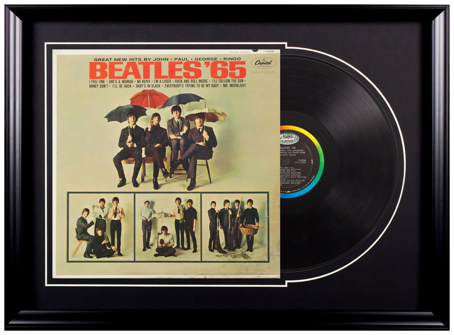 Deluxe Framed Album - The Beatles'- 65