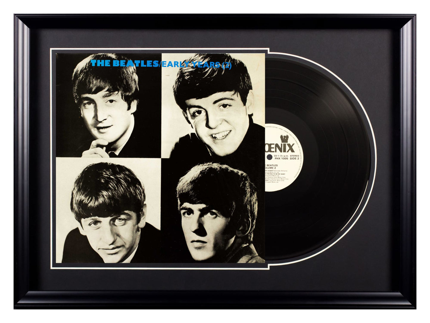 Deluxe Framed Album - The Beatles - Early Years (2)