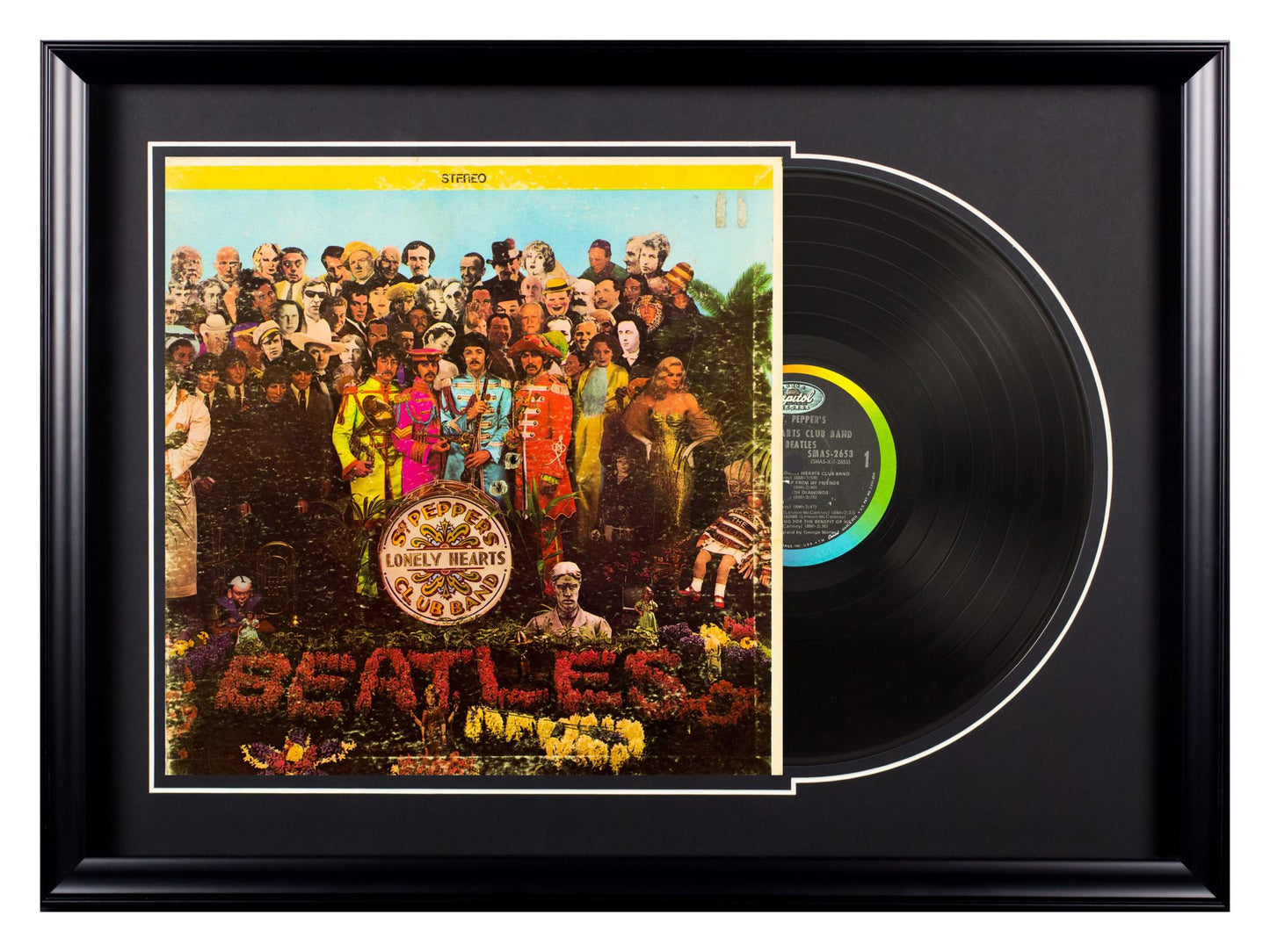 Deluxe Framed Album - The Beatles - Lonley Hearts