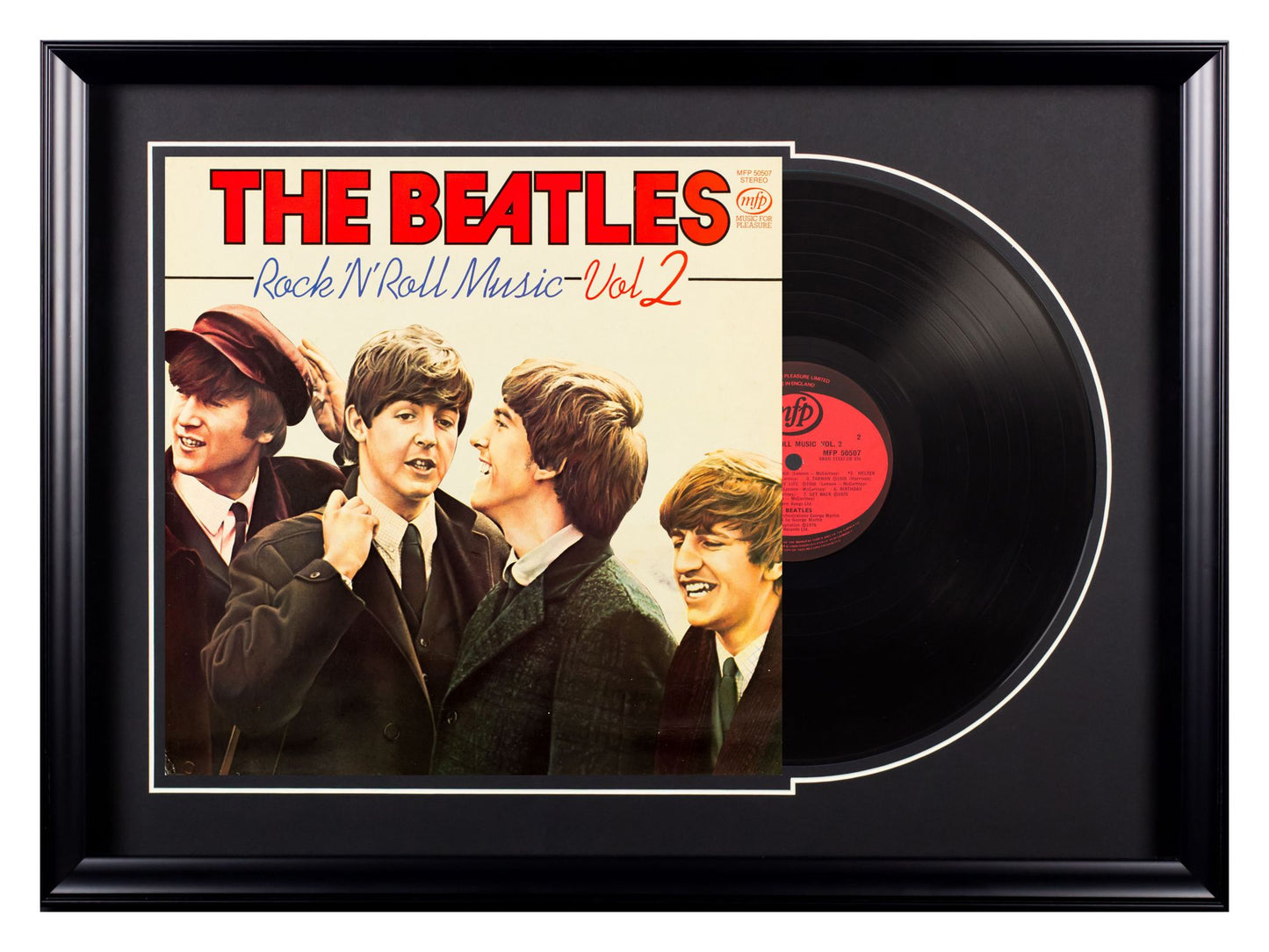 Deluxe Framed Album - The Beatles - Rock N Roll Music "Vol 2"