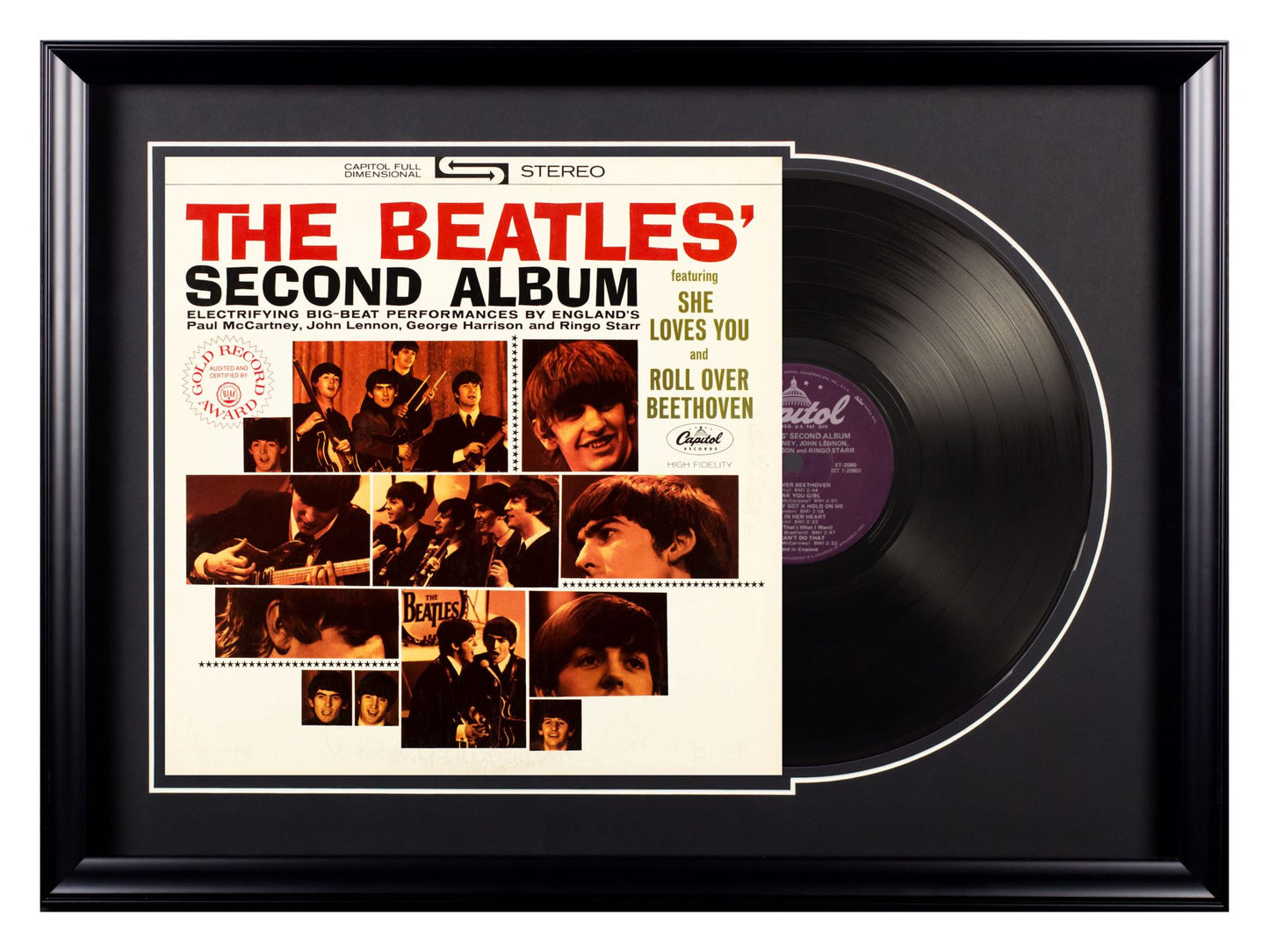 Deluxe Framed Album - The Beatles - Second Album