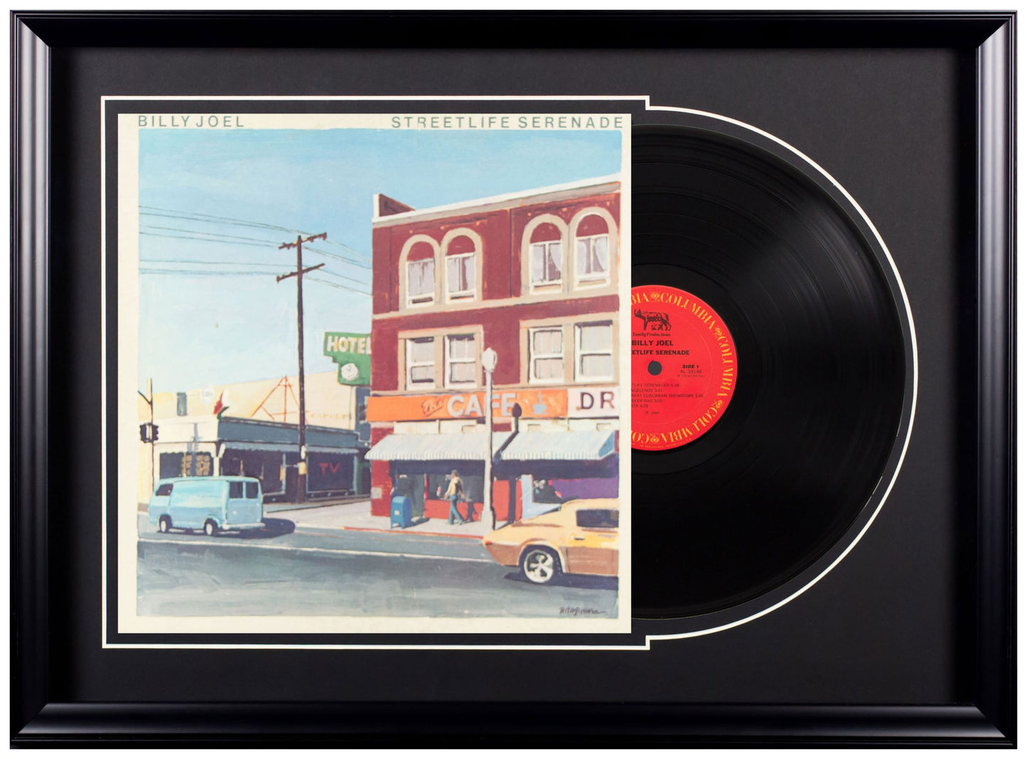 Deluxe Framed Album - Billy Joel- Streetlife Serenade