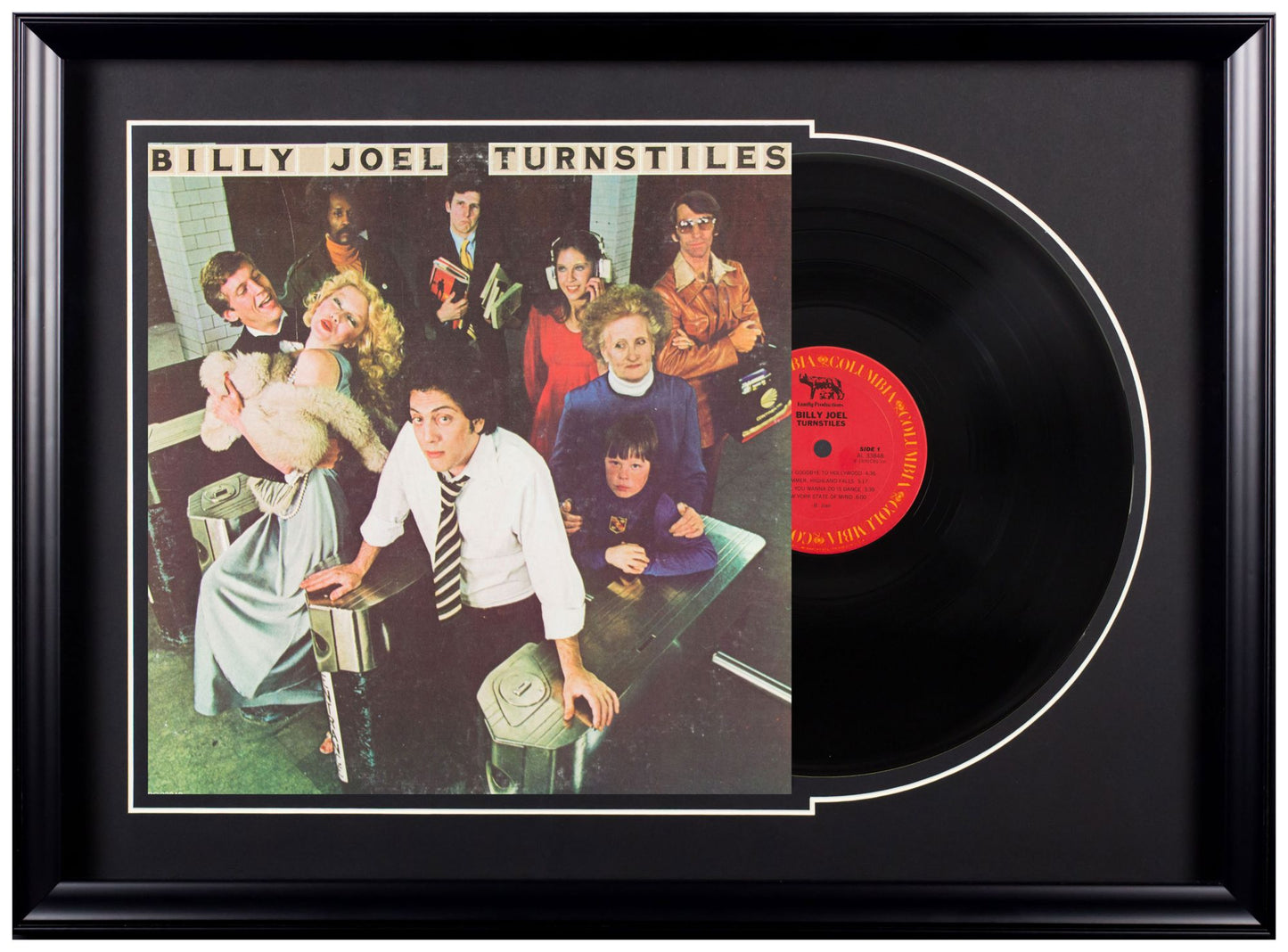 Deluxe Framed Album - Billy Joel-Turnstiles