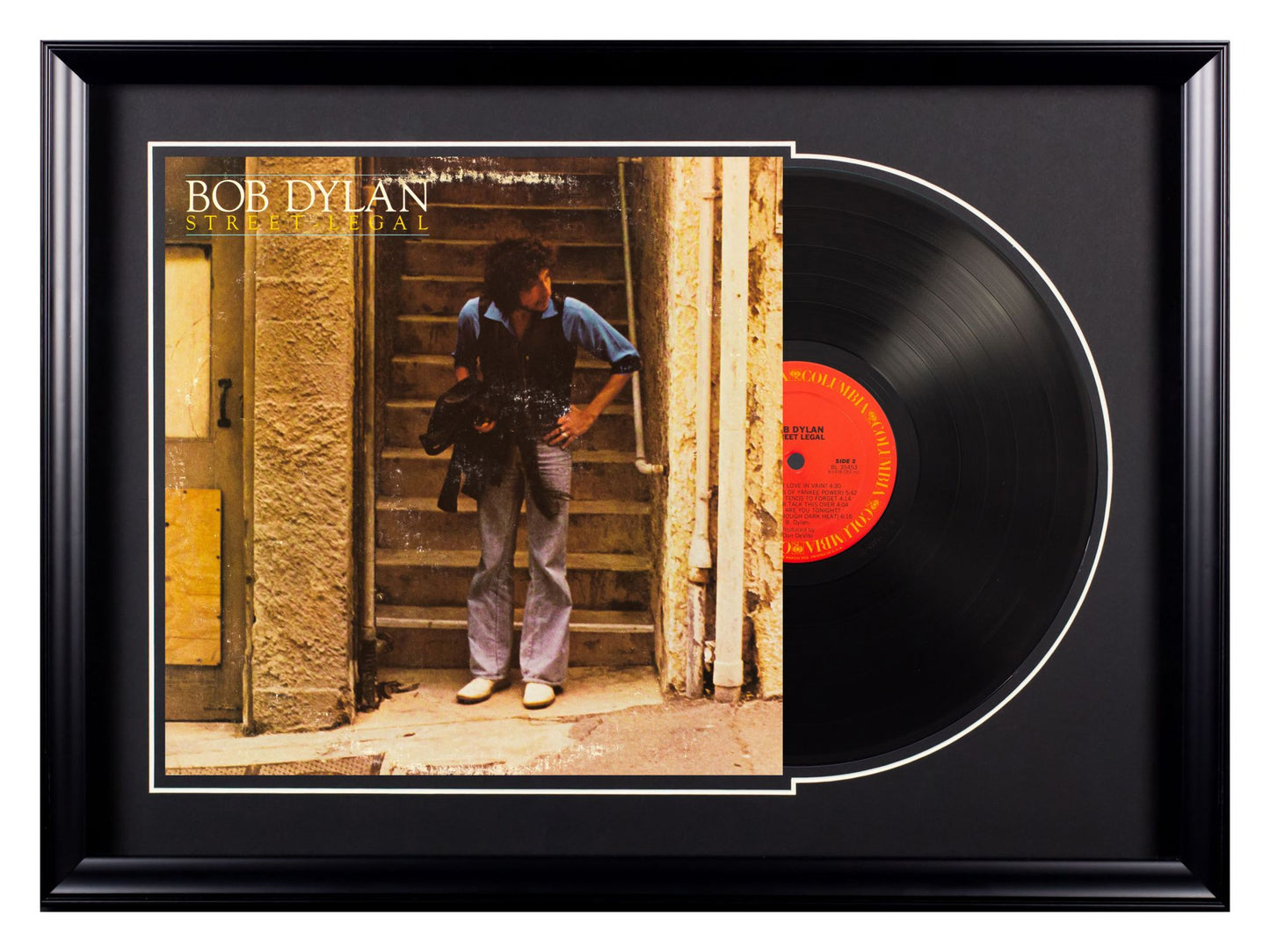 Deluxe Framed Album Cover - Bob Dylan "Street-Legal"