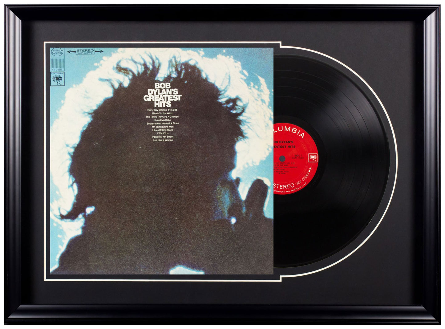 Deluxe Framed Album - Bob Dylan's-Greatest Hits