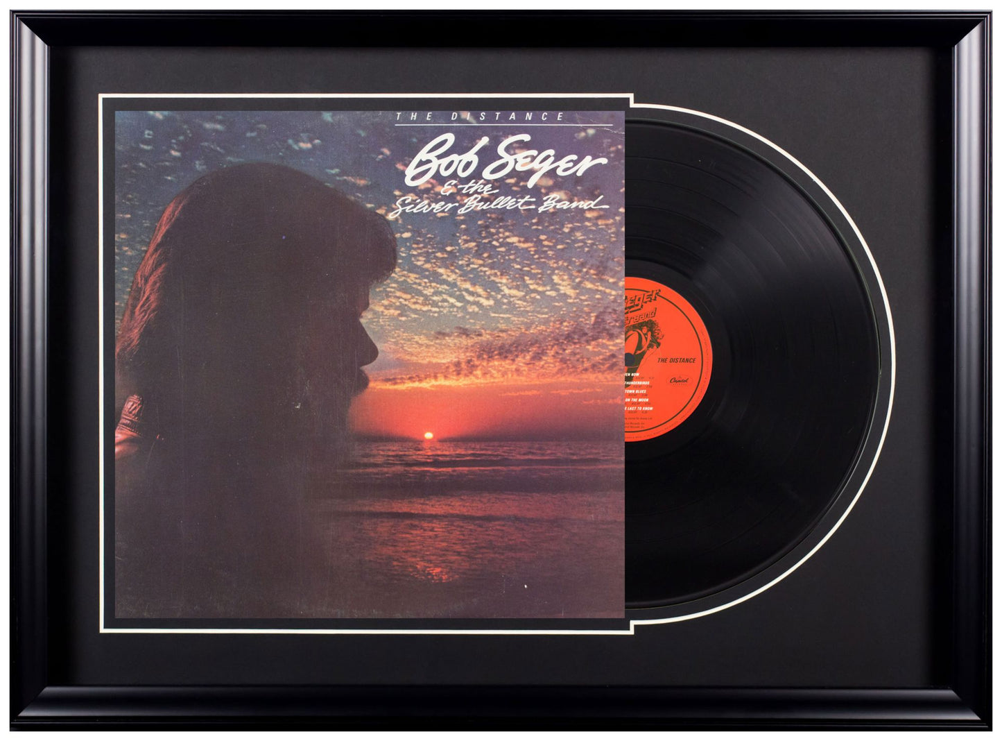 Deluxe Framed Album - Bob Seger and the Silver Bullet Band-The Distance