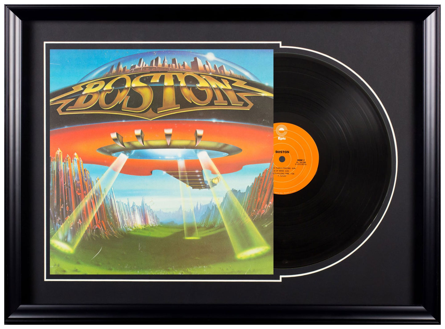 Deluxe Framed Album cover - Boston "Don't Look Back"
