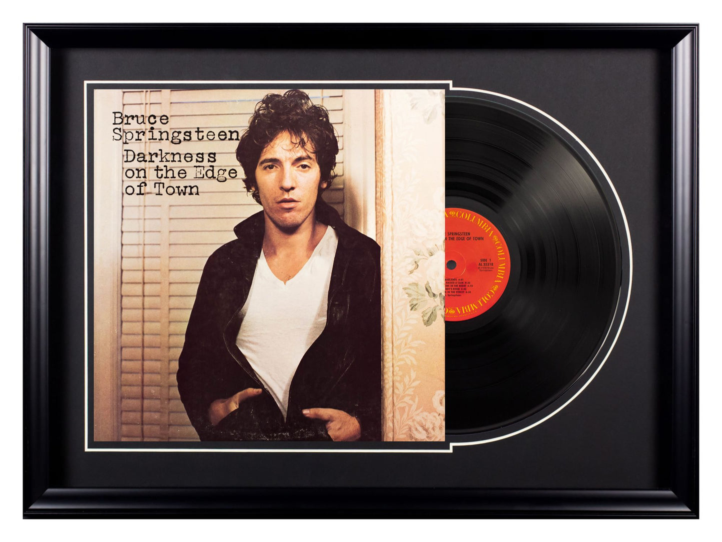Deluxe Framed Album - Bruce Springsteen "Darkness On The Edge of Town"