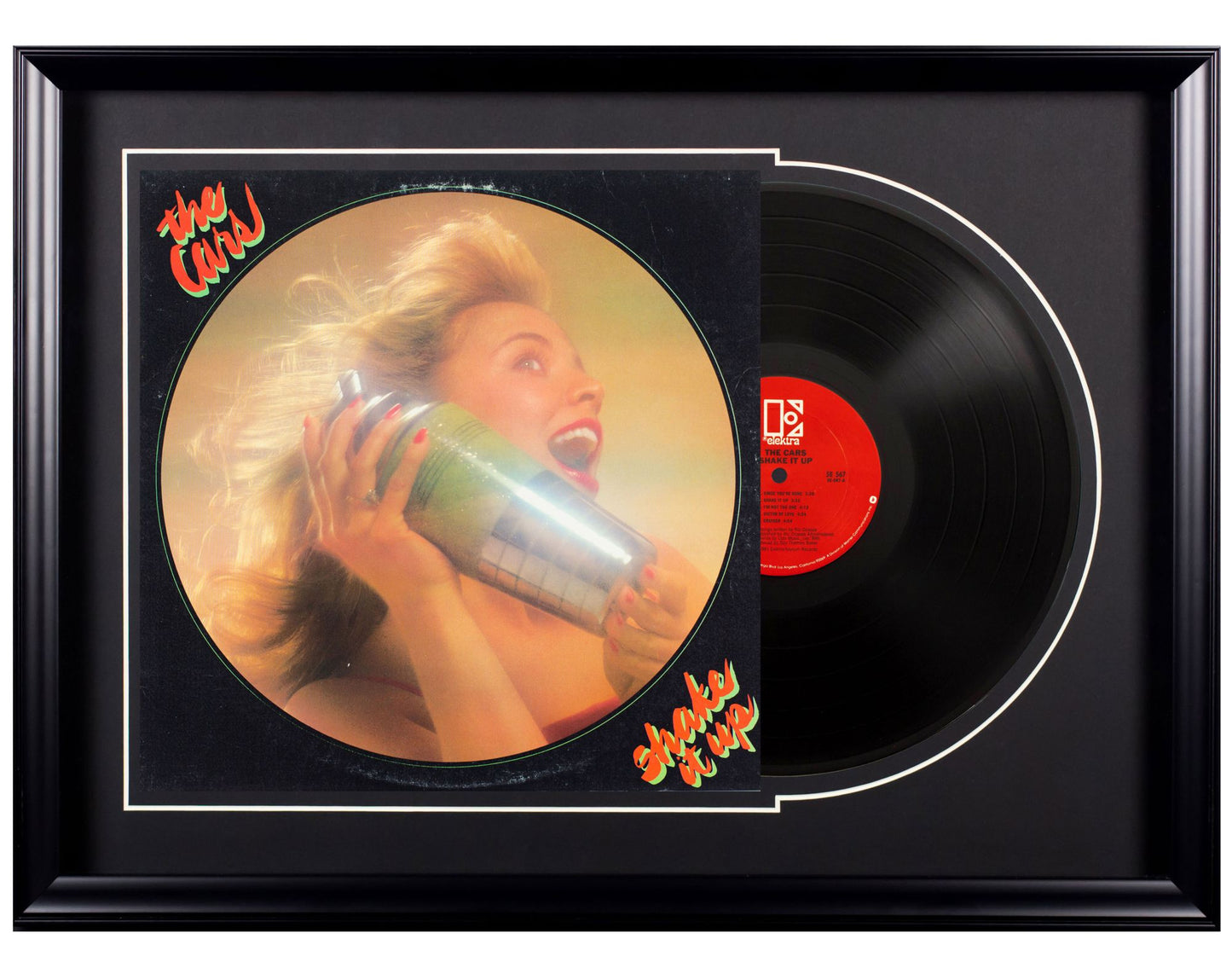 Deluxe Framed Album - The Cars - Shake It Up