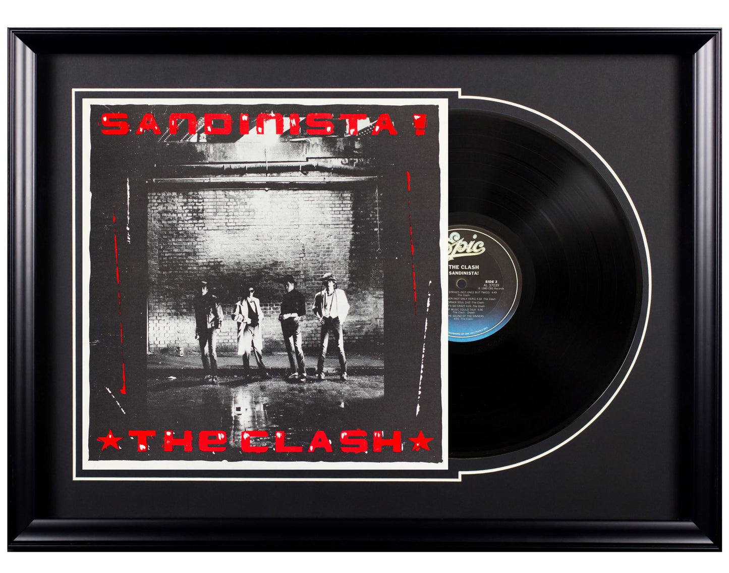 The Clash "Sandinista" - Deluxe Framed Album