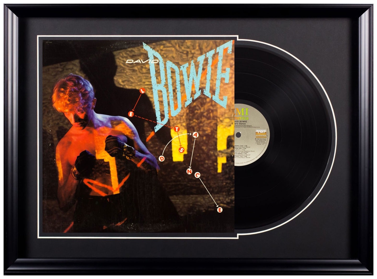 Deluxe Framed Album - David Bowie - Lets Dance