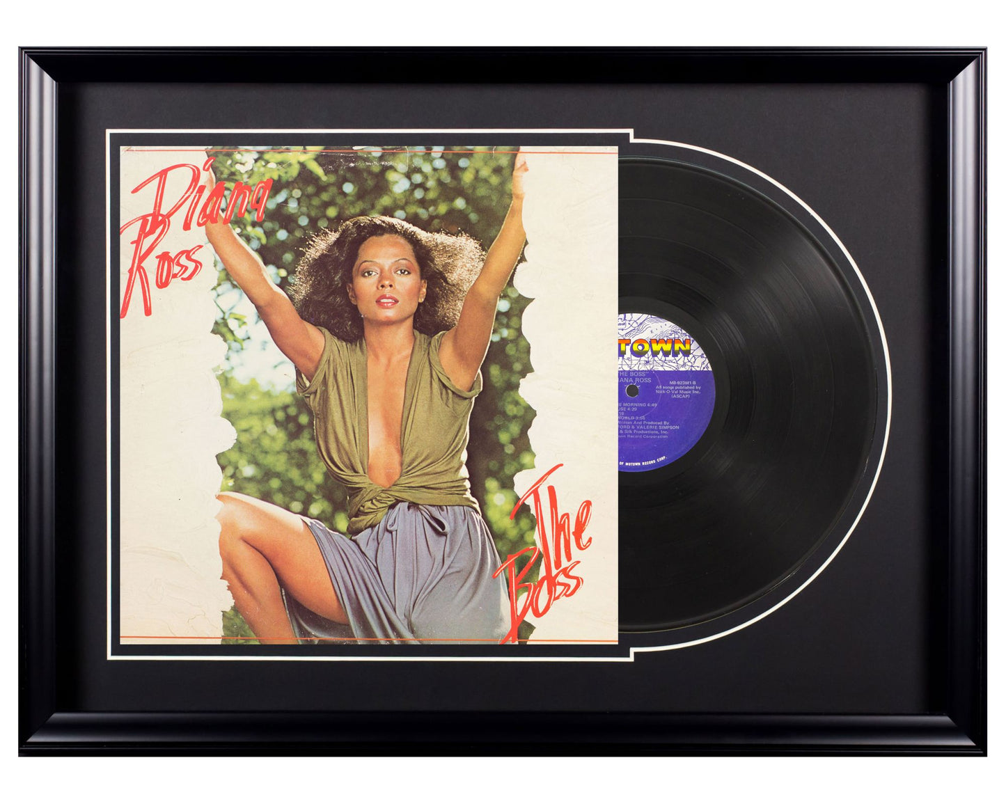 Diana Ross"The Boss" - Deluxe Framed Album
