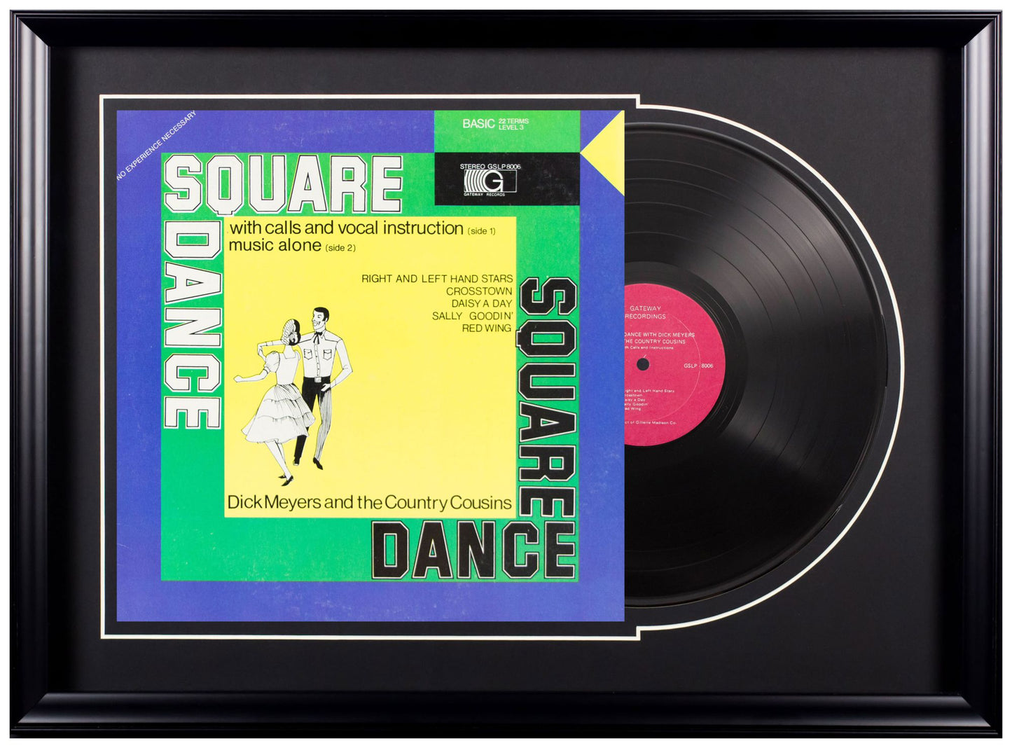 Dick Meyers "Square Dance" - Deluxe Framed Album