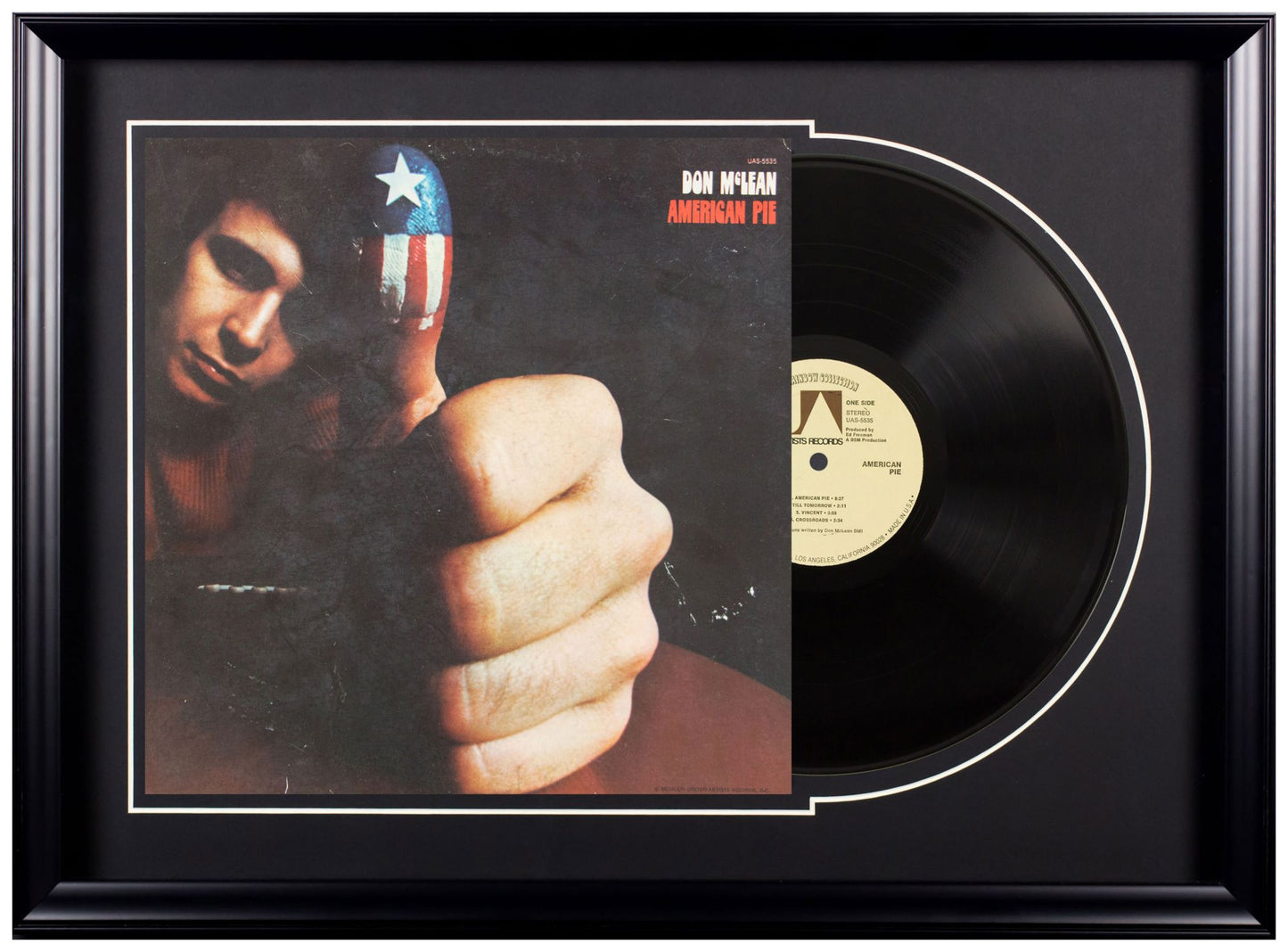 Deluxe Framed Album - Don McLean "American Pie"