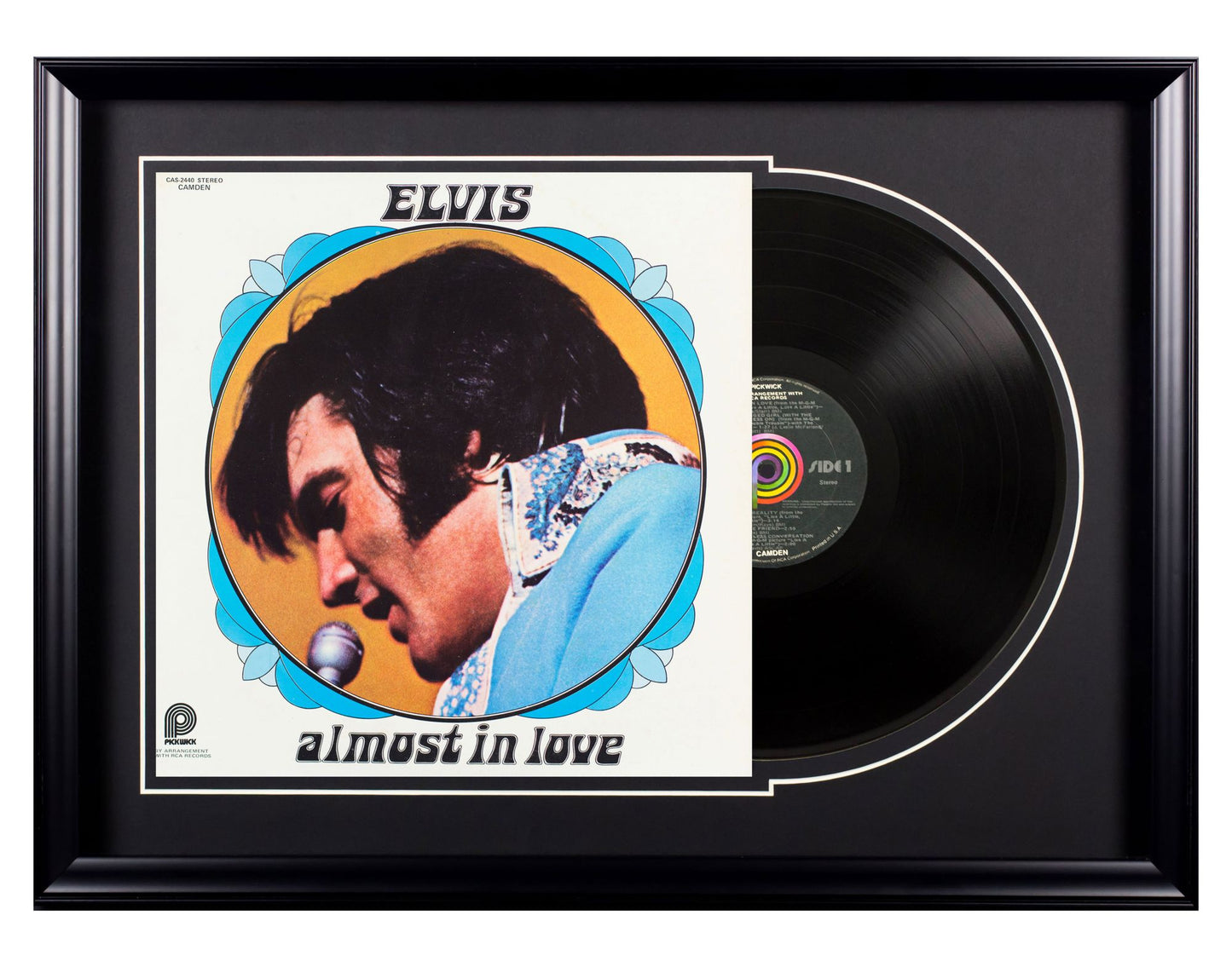Elvis Presley "Almost In Love" - Deluxe Framed Album