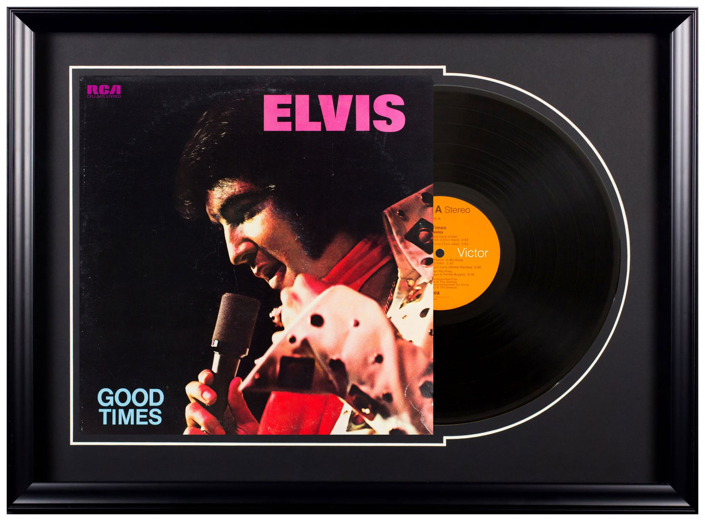Elvis Presley "Good Times" - Deluxe Framed Album