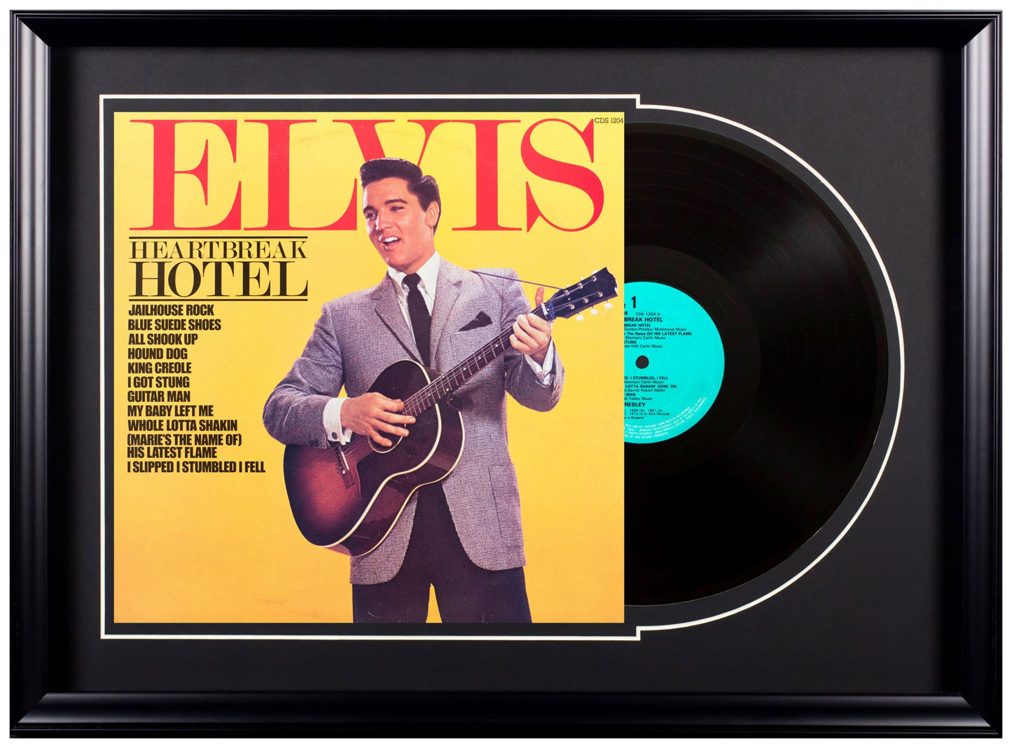 Elvis Presley "Heartbreak Hotel" - Deluxe Framed Album