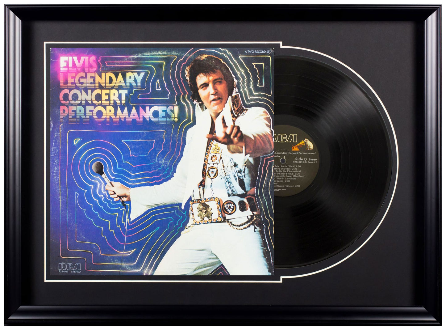 Deluxe Framed Album - Elvis Presley - Legendary Concert Performances