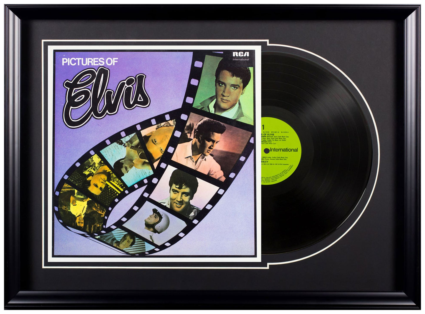 Deluxe Framed Album - Elvis Presley - Pictures of Elvis