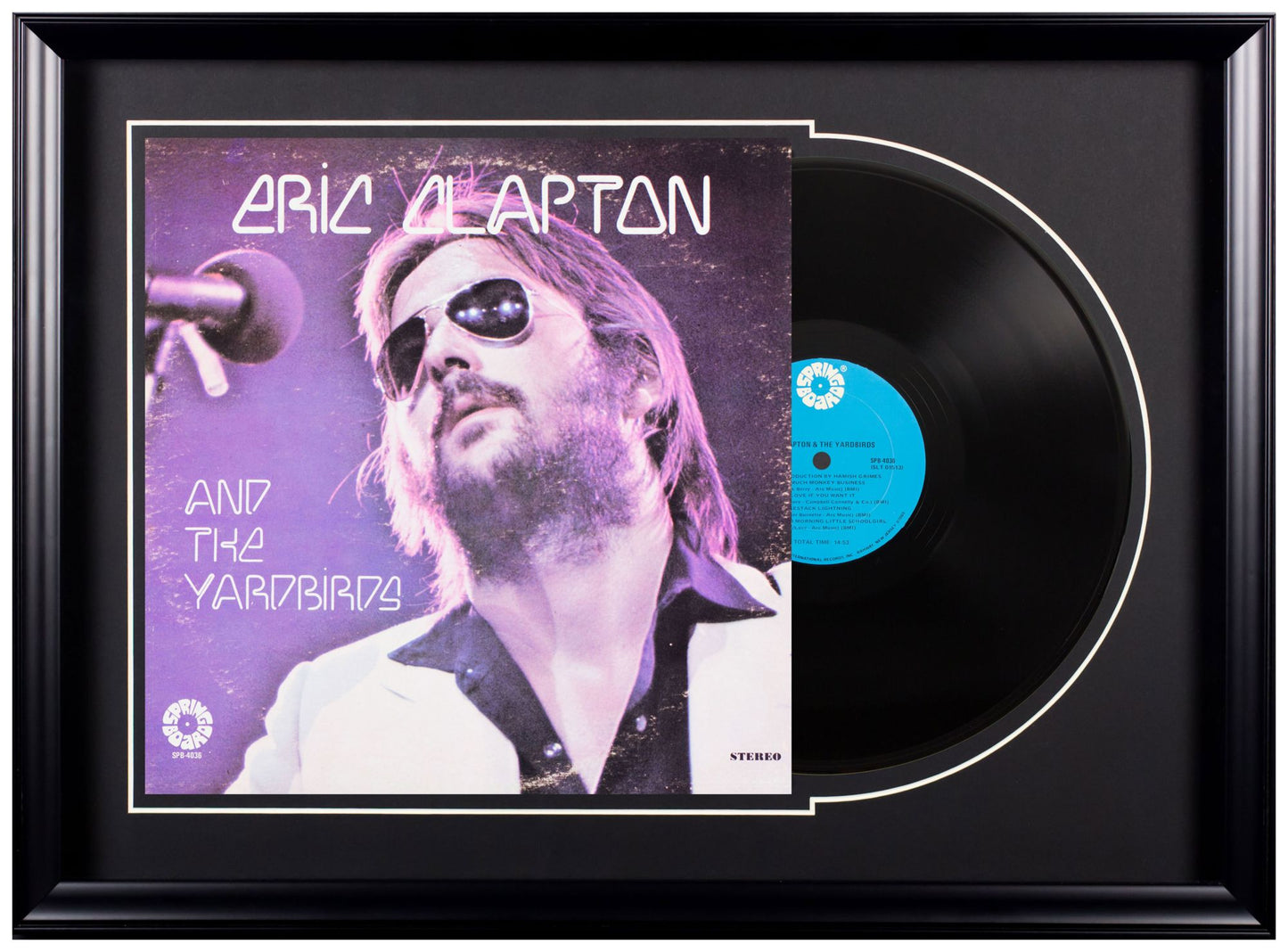 Deluxe Framed Album - Eric Clapton and The Yardbirds