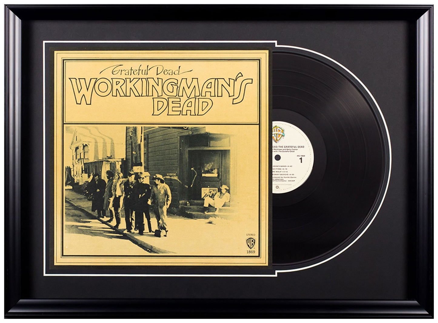 Deluxe Framed Album cover - Grateful Dead "Workingman's Dead"