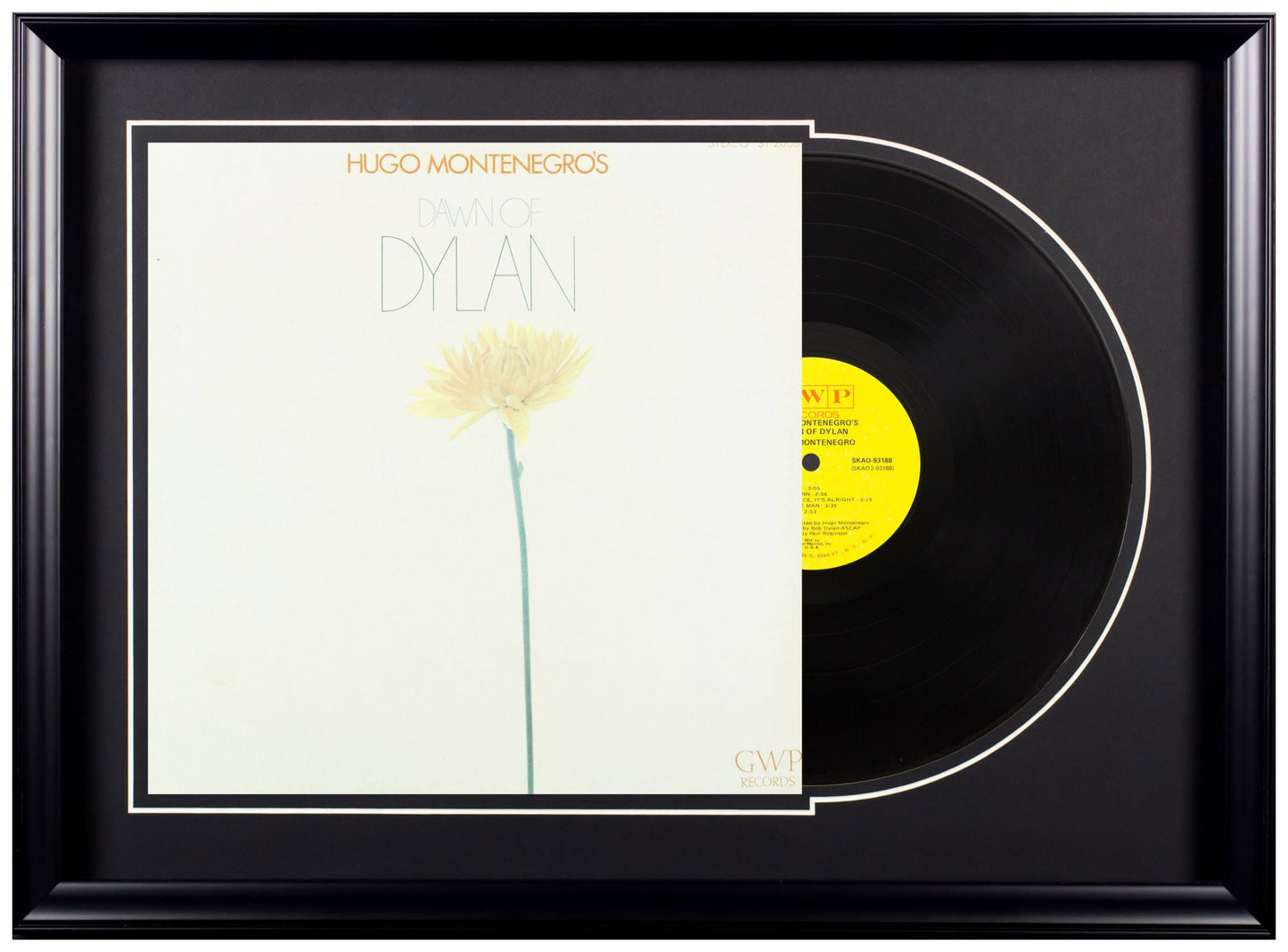 Deluxe Framed Album - Hugo Montenegro's Dawn of Dylan