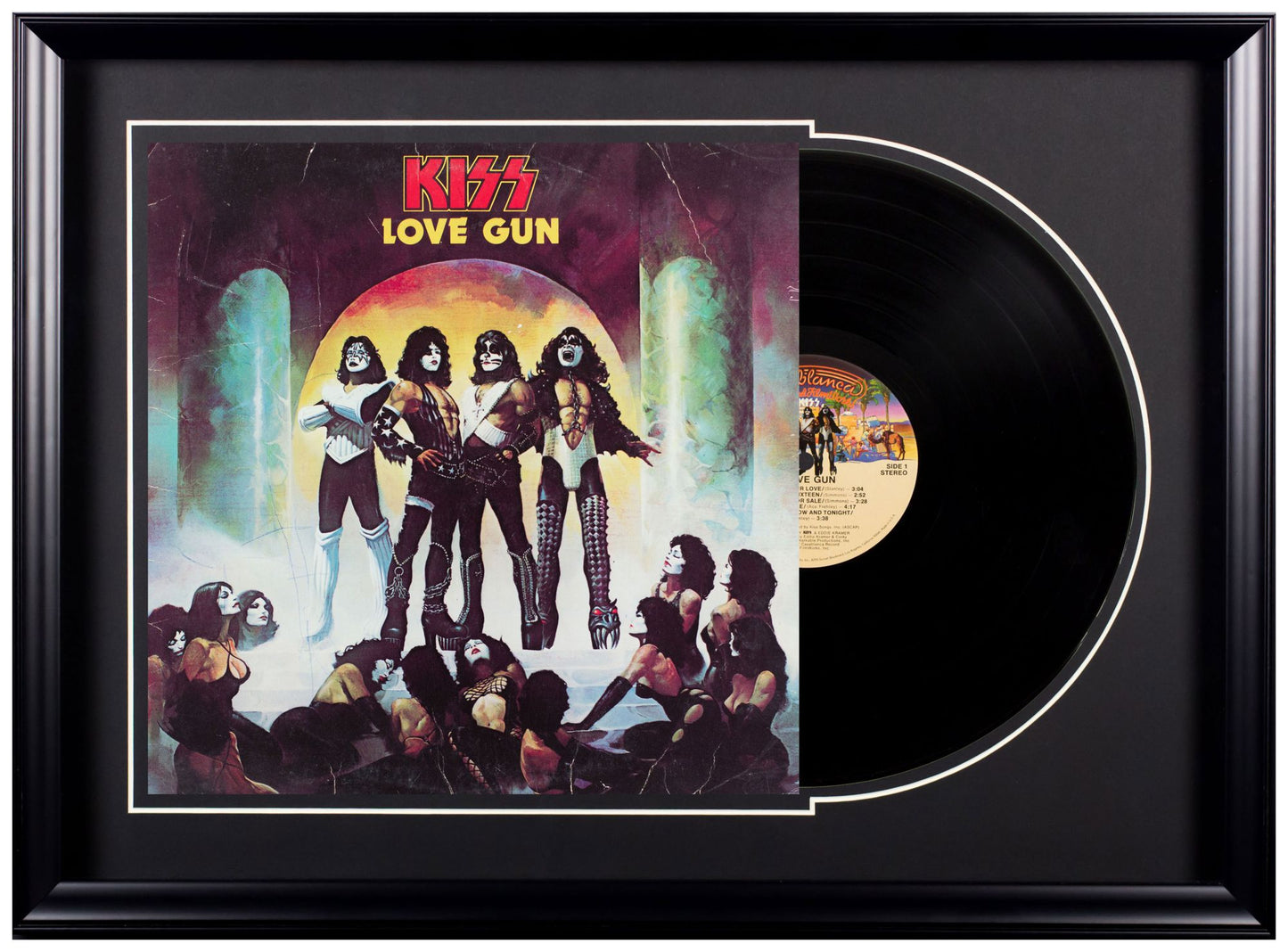 KISS "Love Gun" - Deluxe Framed Album