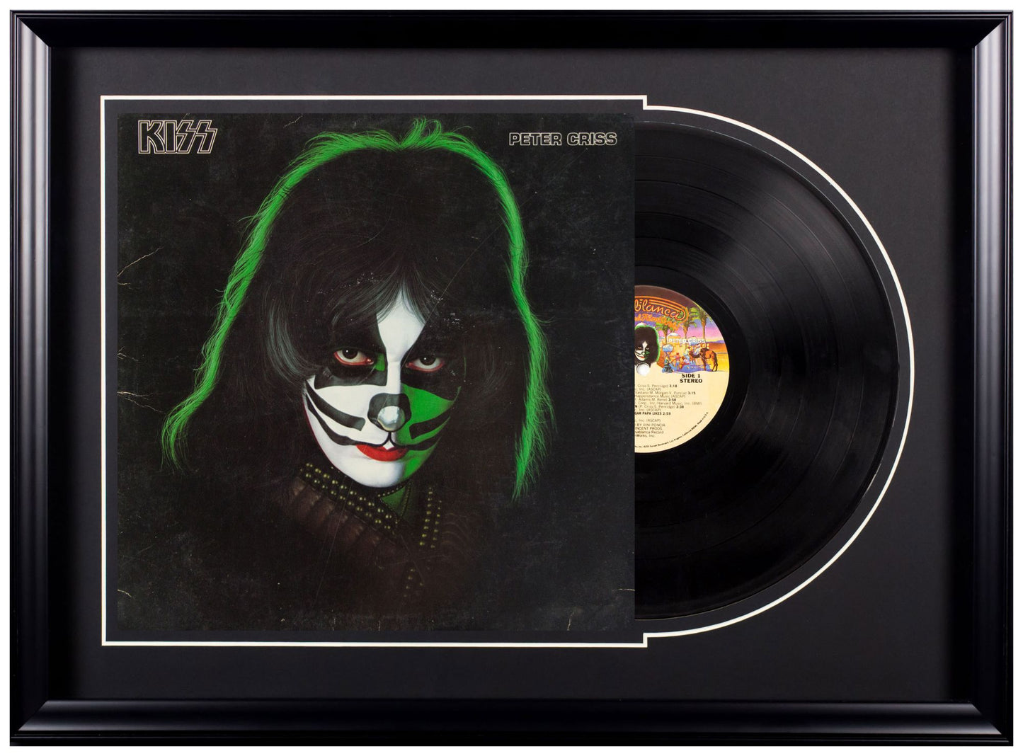 Deluxe Framed Album - KISS "Peter Criss"