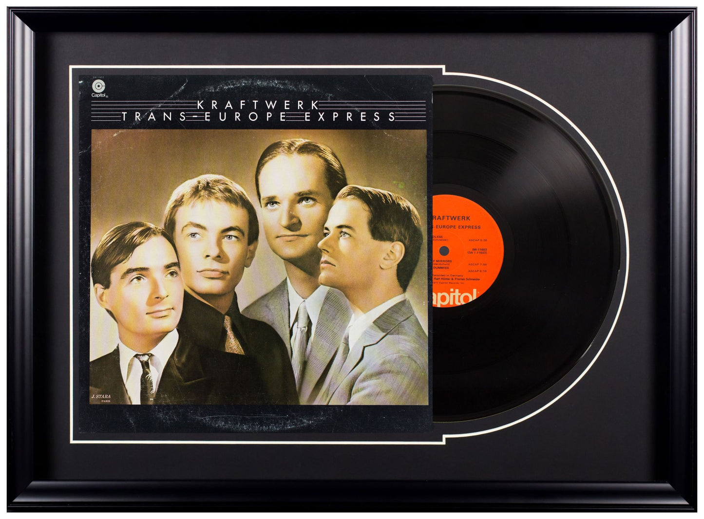 Deluxe Framed Album - Kraftwork - Trans Europe Express