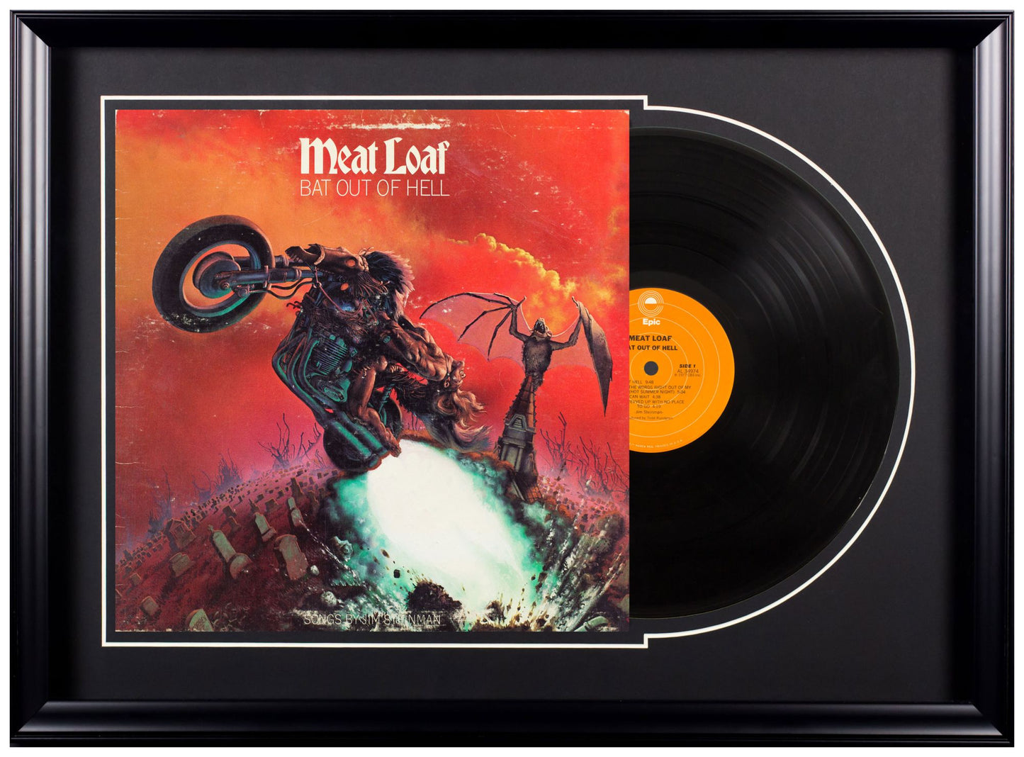 Meatloaf "Bat Out of Hell" Deluxe Framed Album