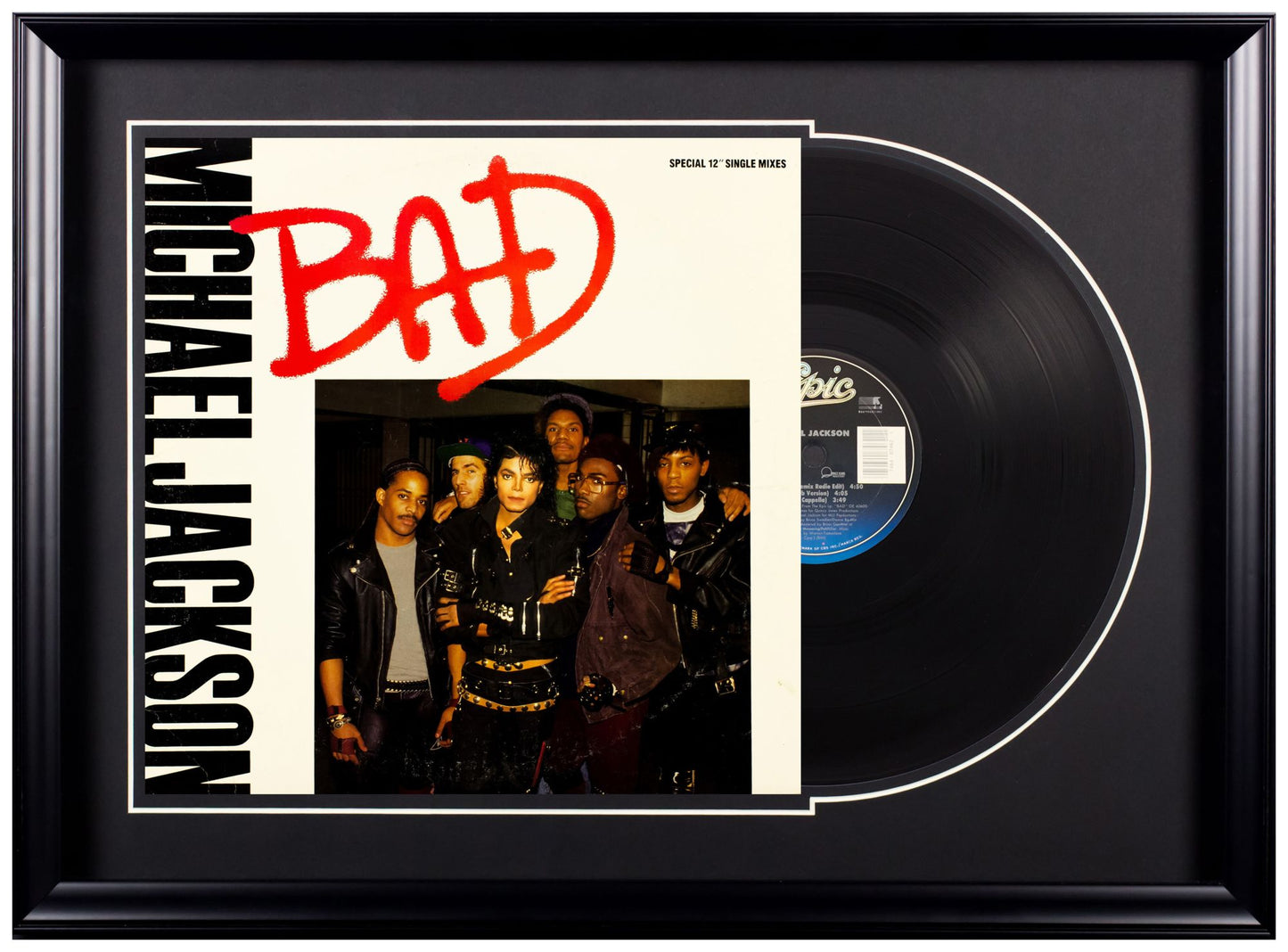 Michael Jackson "Bad" - Deluxe Framed Album