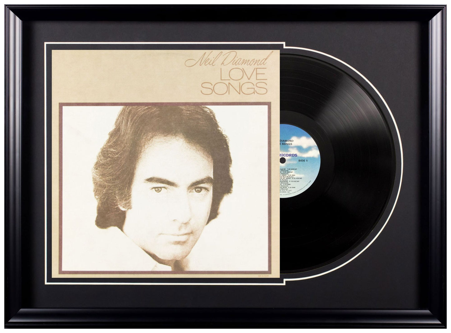 Neil Diamond Love Songs - Deluxe Framed Album